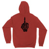 Flipping Someone Off Unisex Hoodie