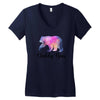 Daddy Bear Women's V-Neck T-Shirt