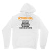 October Girl Hated By Many Unisex Hoodie