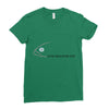 fish hooded Ladies Fitted T-Shirt