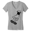 skater Women's V-Neck T-Shirt