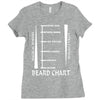 beard length chart Ladies Fitted T-Shirt