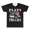 plays with trucks family matching All Over Men's T-shirt