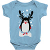 christmas penguin Baby Onesie