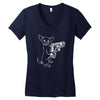 armed chihuahua ox827 best trending Women's V-Neck T-Shirt