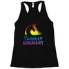 Totally Straight Lgbt Unicorn Racerback Tank