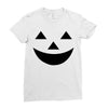 face pumpkin Ladies Fitted T-Shirt