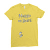 Muggle On Board Airforce Ladies Fitted T-Shirt
