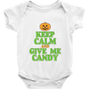 keep calm candy Baby Onesie