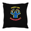 snakes are awesome Throw Pillow