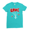love balon Ladies Fitted T-Shirt
