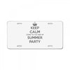 summer party License Plate