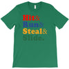 Hit Run Steal  Slide T-Shirt