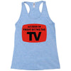 as seen in front of the the tv Racerback Tank