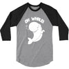 oh whale! 3/4 Sleeve Shirt