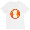 Kid Goku Saiyan With Dragon Ball 4 Star V-Neck Tee