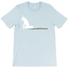 unicorn scooting on the floor T-Shirt