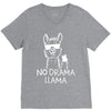 no drama llama V-Neck Tee