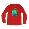 animal polygon around the planet Long Sleeve Shirts