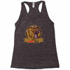 danger angry bear Racerback Tank