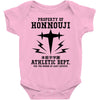 Property Of Honnouji Athletics Dept. Baby Onesie