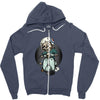 Skull Ride Zipper Hoodie