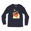pug in a crew Long Sleeve Shirts