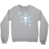 skull snowflakes alternative christmas jumper Crewneck Sweatshirt