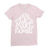 together we make a family 2 Ladies Fitted T-Shirt