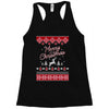 merry christmas ugly christmas sweater Racerback Tank