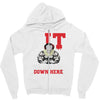 we all lift down here Zipper Hoodie