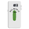dill with it black logo Samsung Galaxy S7 Case