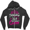 Celebrating With the 3rd Birthday Queen Zipper Hoodie