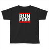 free running parkour run free Toddler T-shirt