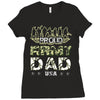 proud army dad Ladies Fitted T-Shirt