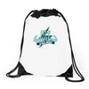 my dad my hero Drawstring Bags