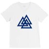 valknutr knoten der gefallenen odin nordisch symbol aspekte wotan V-Neck Tee