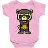 angry raccoon Baby Bodysuit