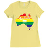 Vote Yes-Australia Marriage Equality Ladies Fitted T-Shirt