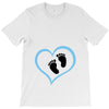 Baby Boy with Heart Any Name Customized T-Shirt