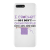 i crochet so i don't choke people save a life, send yarn iPhone 7 Plus Case