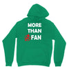 avengers more than a fan white logo Unisex Hoodie