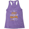 I'm a july woman I was born with my heart Racerback Tank