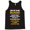 I Am A Mechanic Tank Top