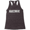make the republic great again Racerback Tank