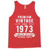 Premium Vintage Since 1973 Limited Edition Original Parts Tank Top