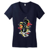 samurai Women's V-Neck T-Shirt