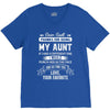 Dear Aunt, Thanks For Being My Aunt, Love, Your Favorite V-Neck Tee
