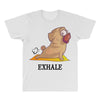 yoga pug exhale All Over Men's T-shirt