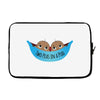 Two Peas In a Pod Twin Chocolate Baby Boys Laptop sleeve